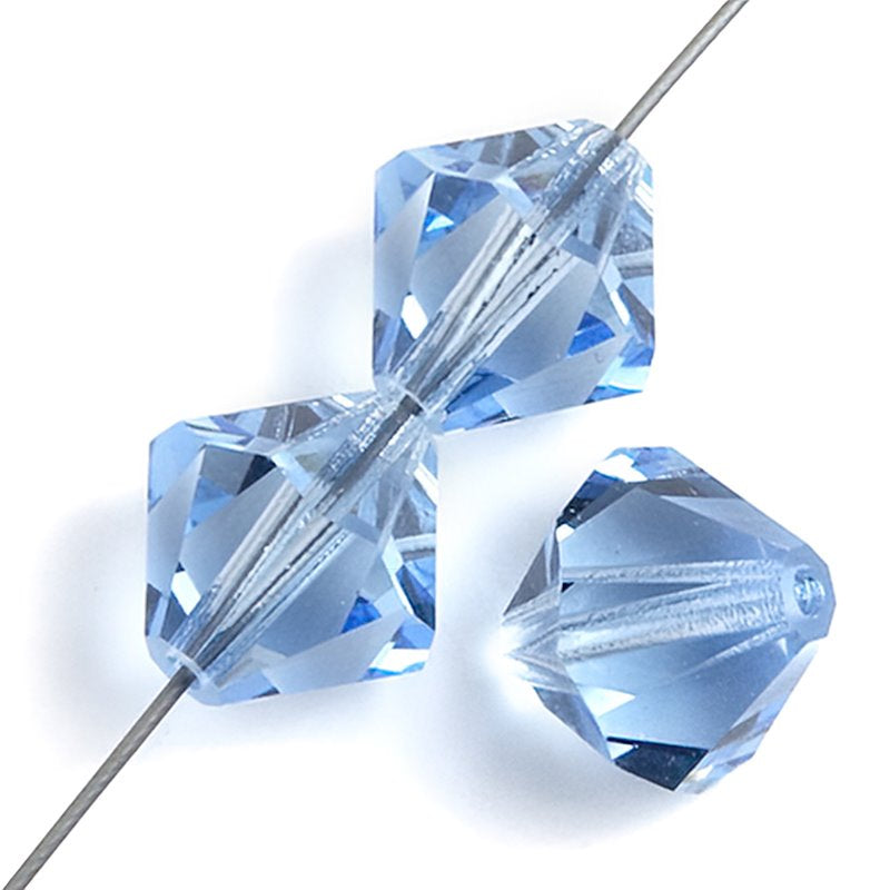 Preciosa 6mm Bicone - Light Sapphire (36)