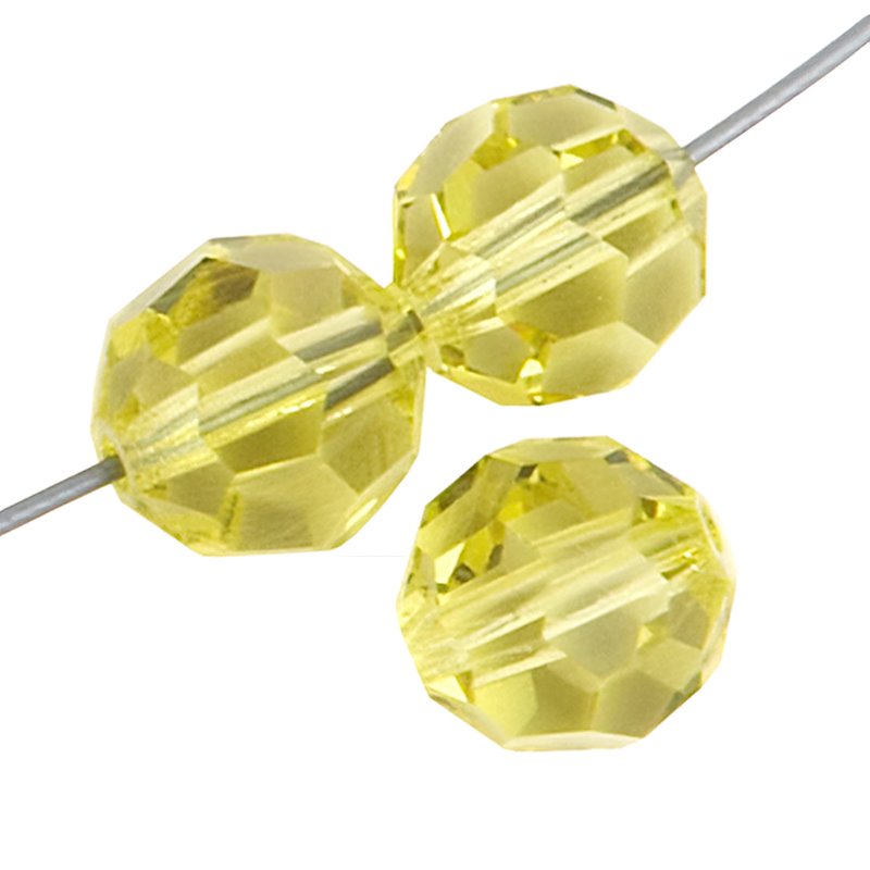 Preciosa Crystal - 4mm Faceted Round - Jonquil (40)