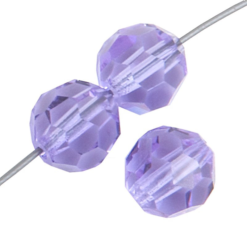 Preciosa Crystal - 4mm Faceted Round - Violet (40)