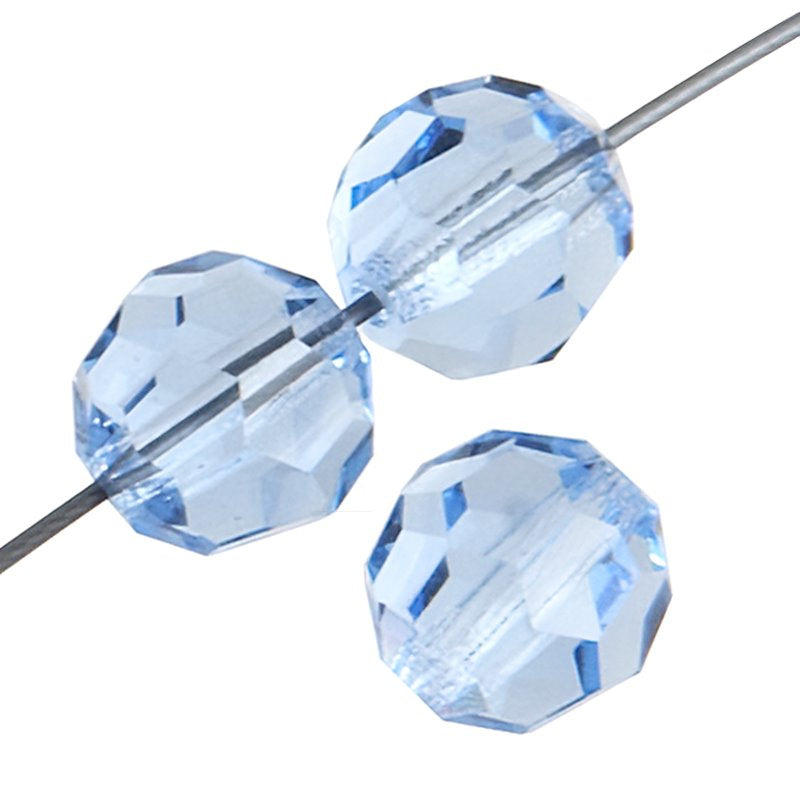 Preciosa Crystal - 5mm Faceted Round - Light Sapphire (32)