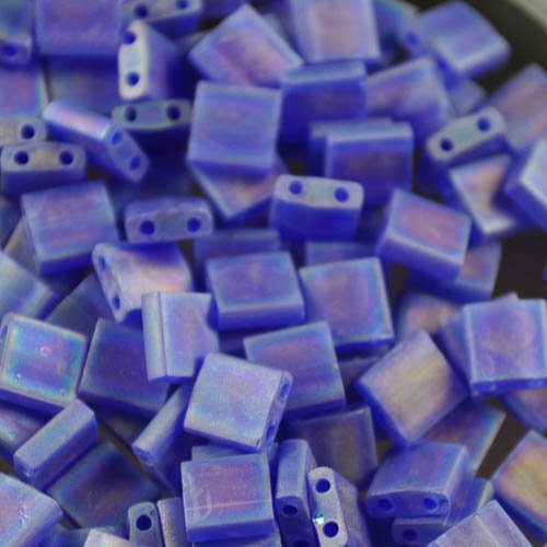 Miyuki - Tila - Transparent Cobalt Matte AB (5g)