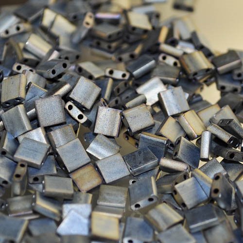 Miyuki -  Tila - Matte Metallic Silver Grey (5g)