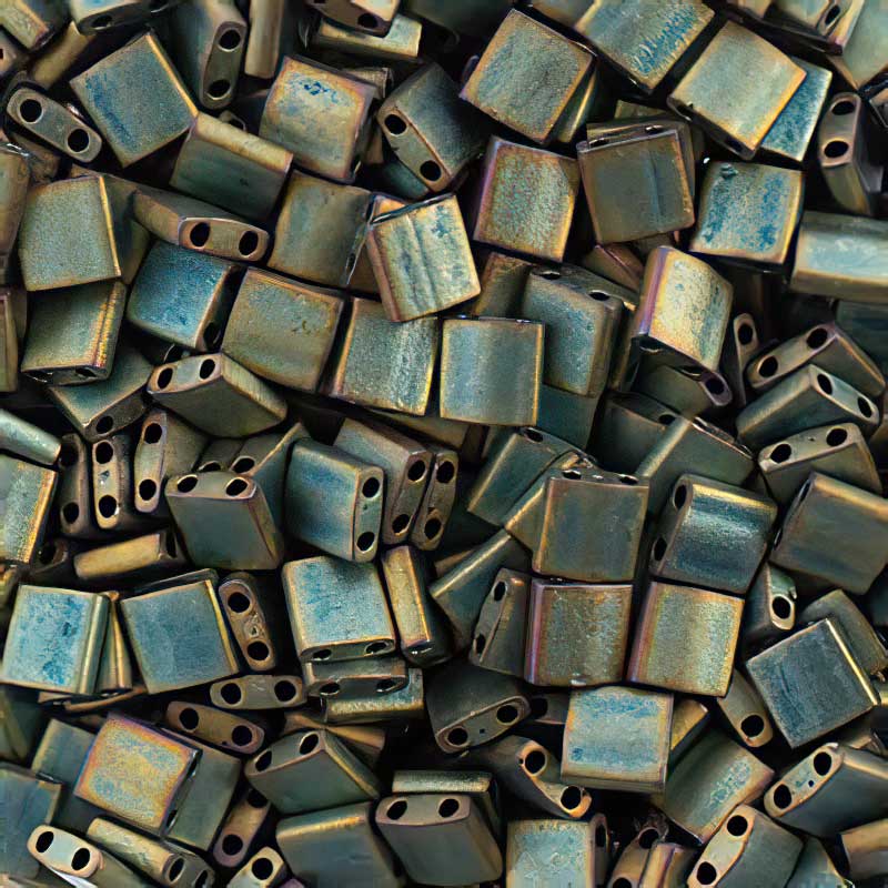 Miyuki - Tila - Opaque Matte Metallic Patina (5g)
