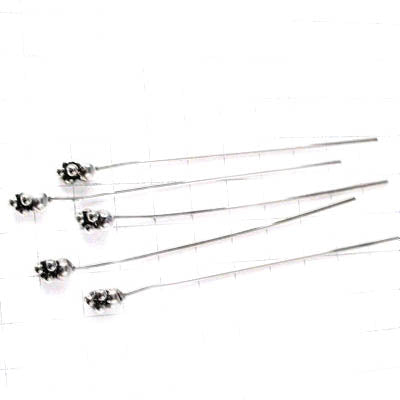 Headpins - 2.25in - Crowned Ball - Sterling