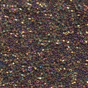 Delica 11/0 Hex-cut Beads - db0029c - Metallic Golden Iris 5.2g