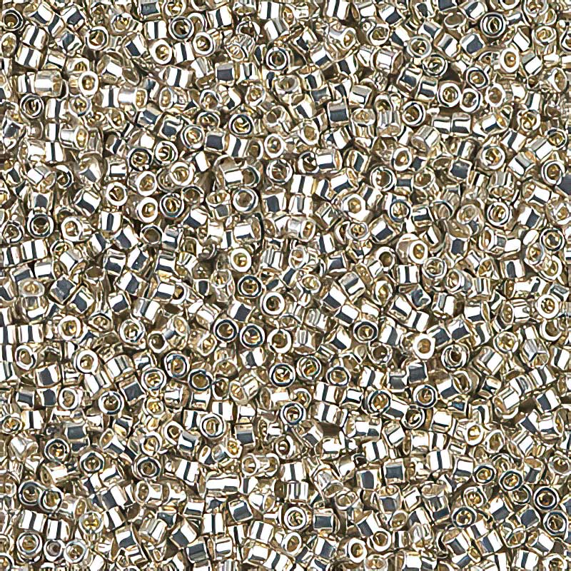 Delica Beads 11/0 - db0035b - Silver Galvanized 50g