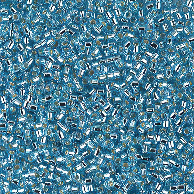 Delica 11/0 Beads - db0044 - Silver Lined Light Blue 5.2g