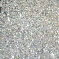 Delica 11/0 Hex-cut Beads - db0050c - Crystal Luster 5.2g