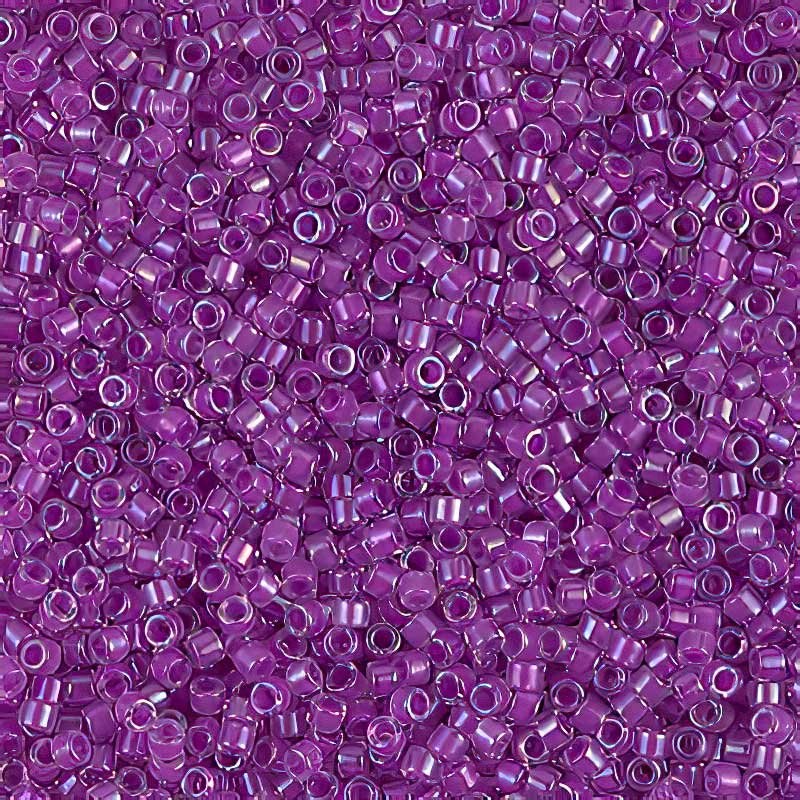 Delica Beads 11/0 - db0073b - Lined Lilac AB 50g