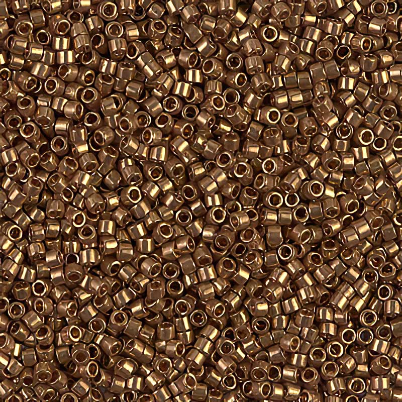 Delica 11/0 Beads - db0115 - Topaz Gold Luster 5.2g