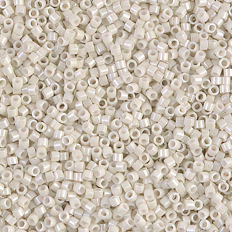 Delica Beads 11/0 - db0211b - Opaque Alabaster Luster 50g