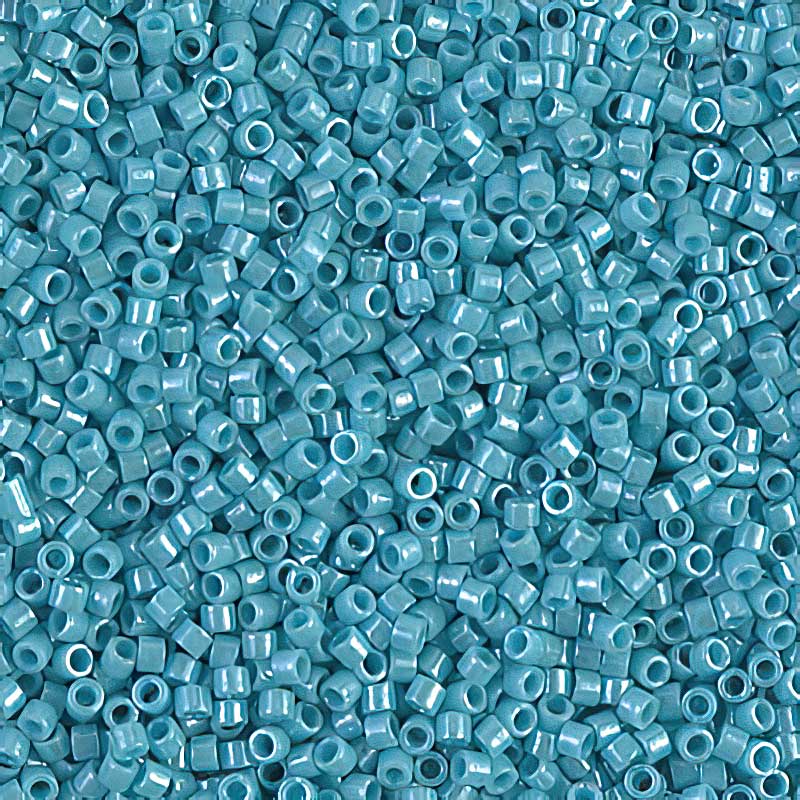 Delica Beads 11/0 - db0217b - Opaque Light Aqua Lustre 50g