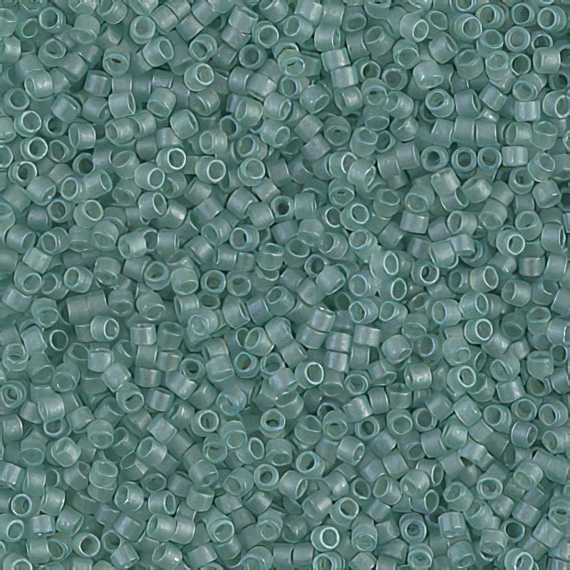 Delica 11/0 Beads - db0385 - Matte Sea Glass Green Lustre 5g