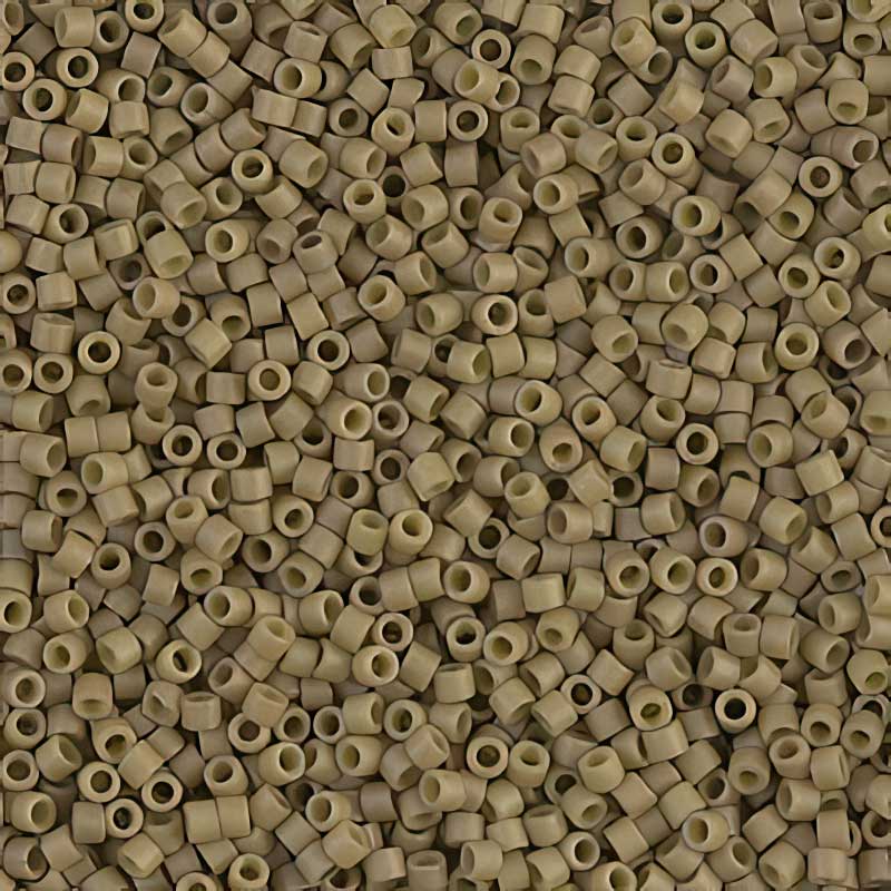 Delica 11/0 Beads - db0390 - Matte Opaque Dark Khaki Lustre 5.2g