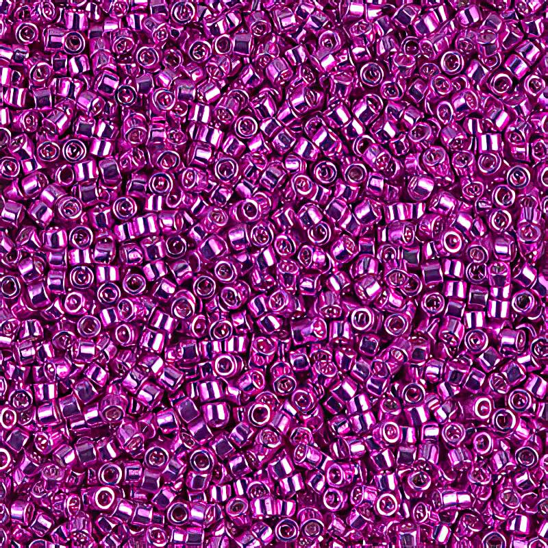 Delica Beads 11/0 - db0422b - Galvanized Opaque Fuchsia 50g