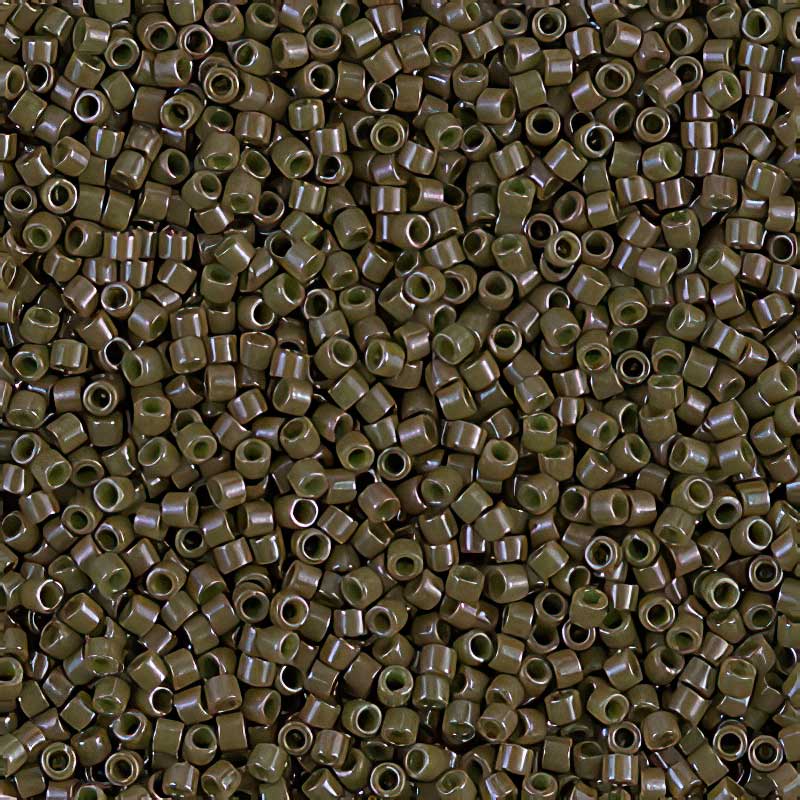 Delica Beads 11/0 - db0657b - Dyed Olive Drab 50g