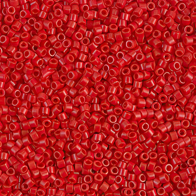 Delica Beads 11/0 - db0723b250 - Opaque Dark Cranberry 250g