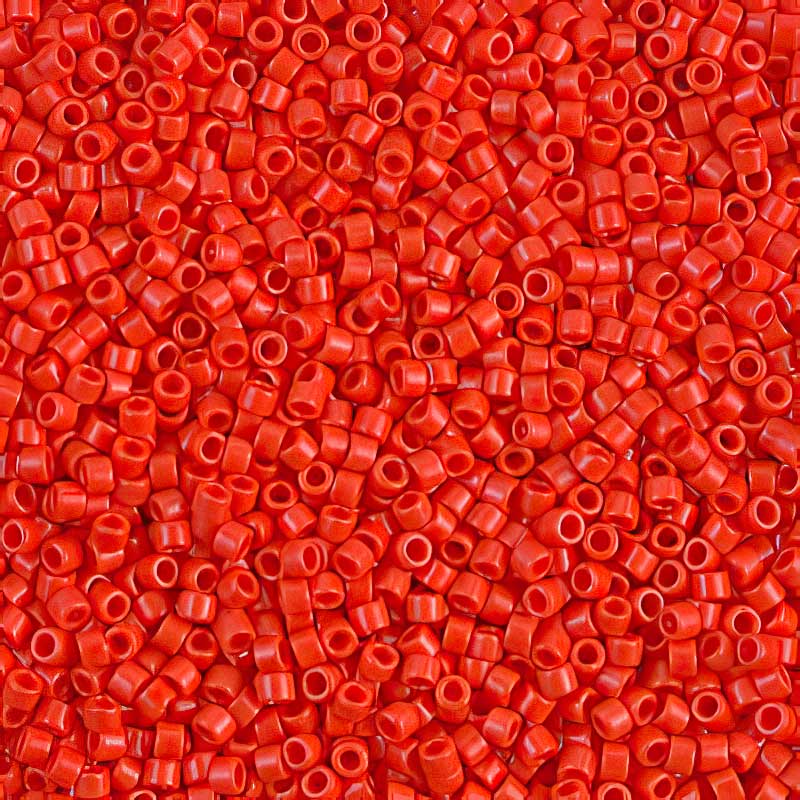 Delica Beads 11/0 - db0727b - Opaque Light Siam 50g