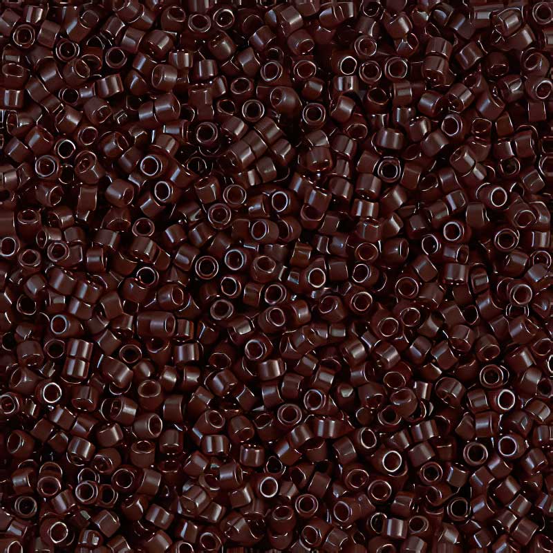 Delica Beads 11/0 - db0734b - Opaque Chocolate 50g