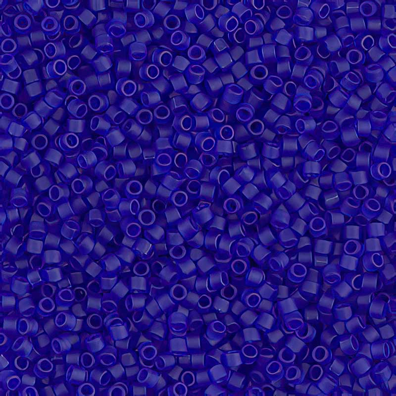 Delica Beads 11/0 - db0748b - Matte Transparent Blue 50g