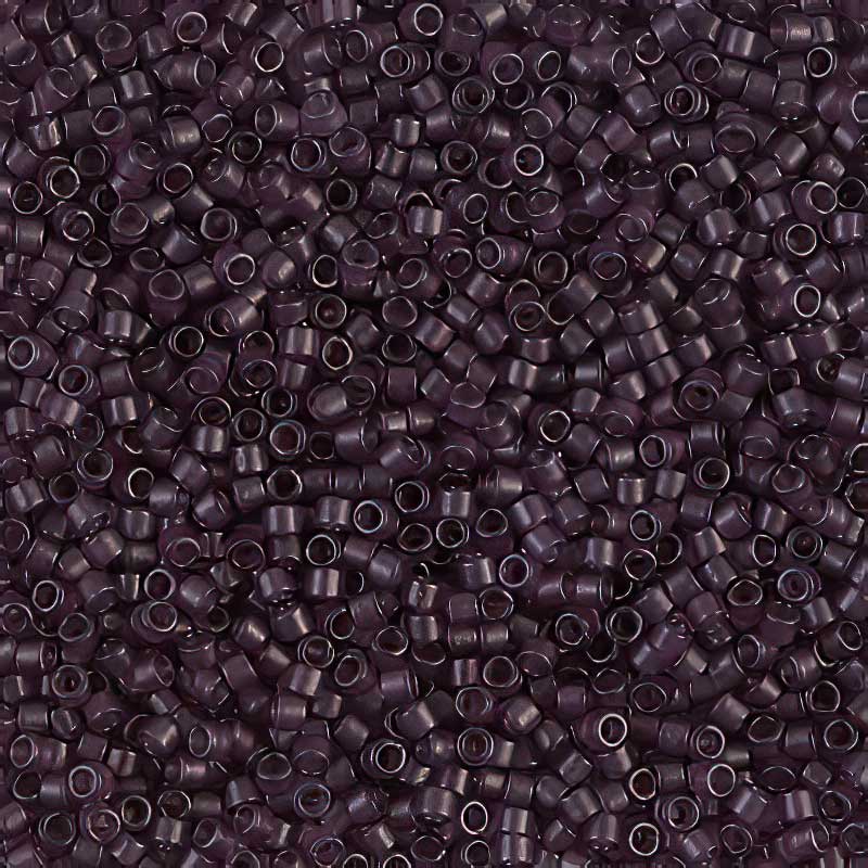 Delica Beads 11/0 - db0784b - Transparent Dyed Matte Purple 50g