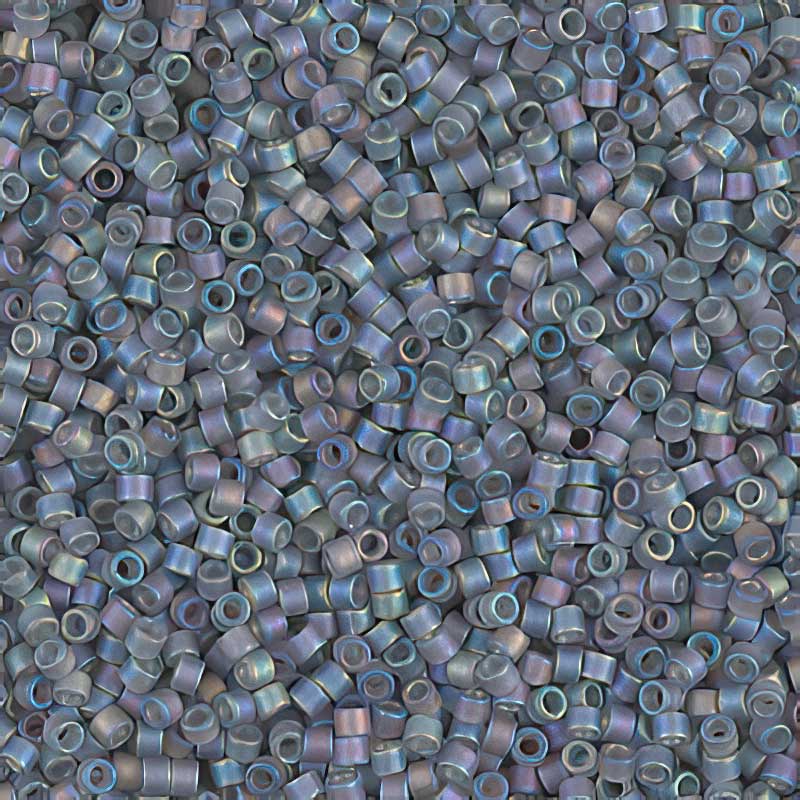 Delica 11/0 Beads - db0863 - Matte Grey AB 5.2g