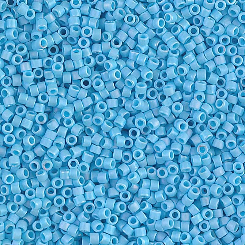 Delica Beads 11/0 - db0879b - Matte Opaque Sky Blue AB 50g