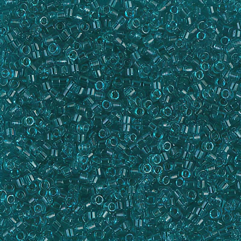 Delica 11/0 Beads - db1108 - Transparent Caribbean Teal 5.2g