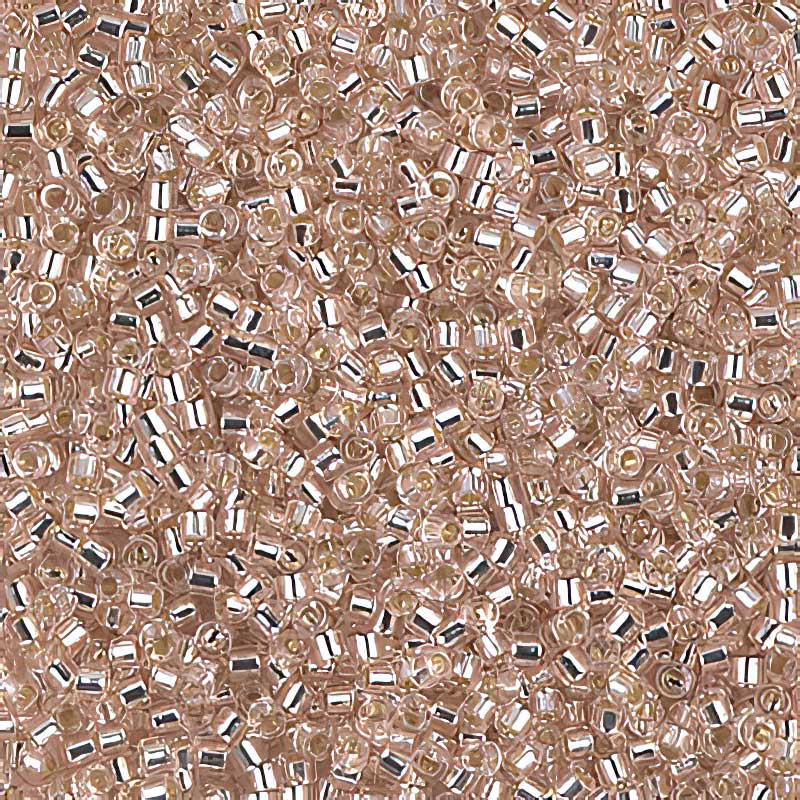 Delica Beads 11/0 - db1203b - Silver Lined Pink Mist 50g