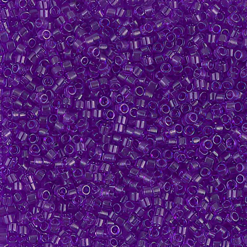 Delica Beads 11/0 - db1315b - Transparent Red Violet Dyed 50g