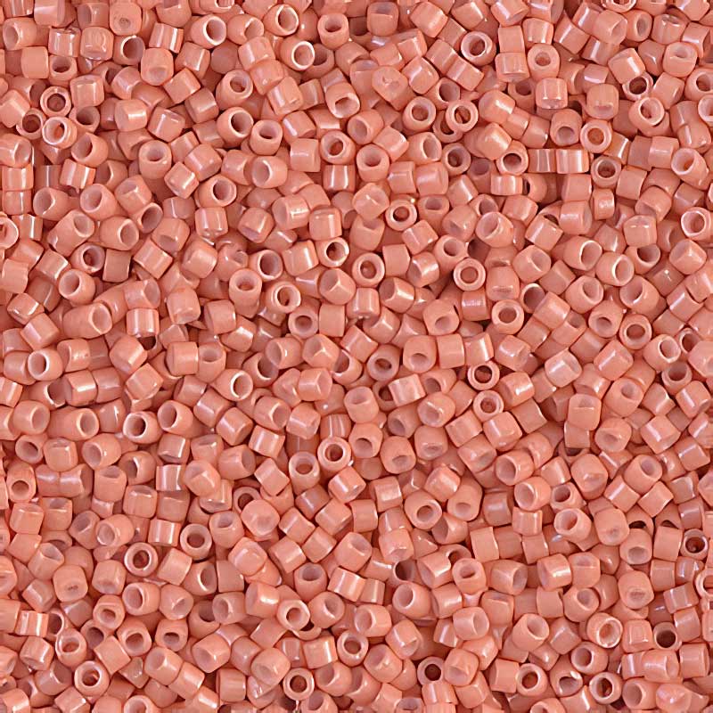 Delica 11/0 Beads - db1363 - Dyed Opaque Peach 5.2g