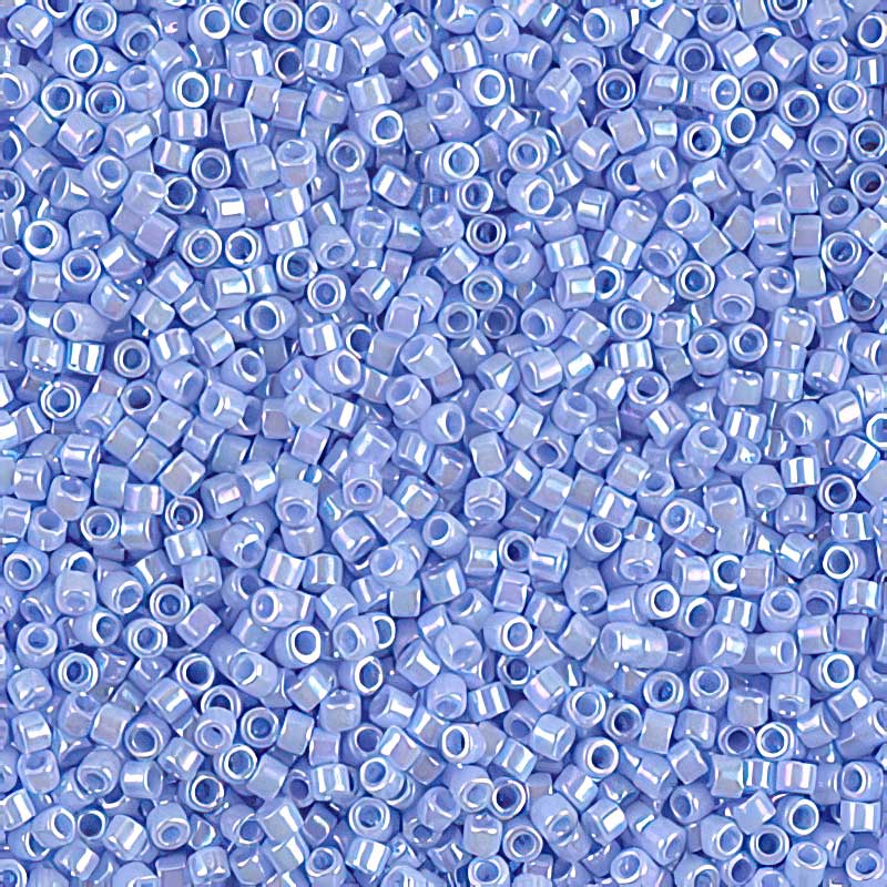 Delica 11/0 Beads - db1577 - Opaque Agate Blue AB 5.2g