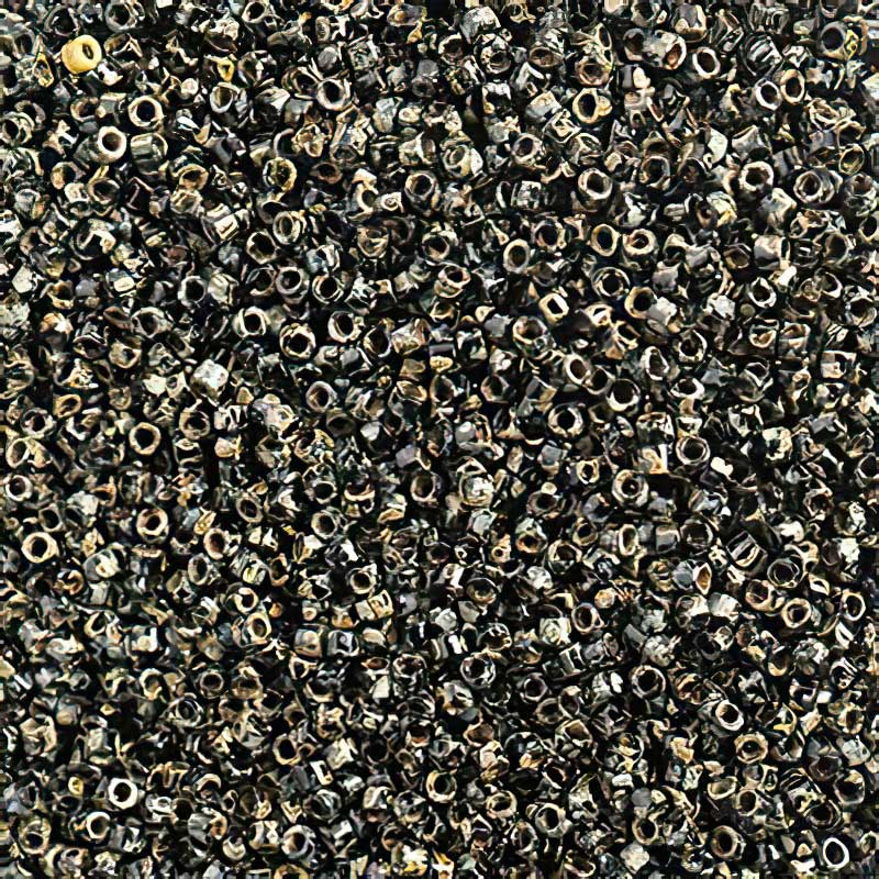 Delica Beads 11/0 - db2261b - Smoky Black Picasso 50g