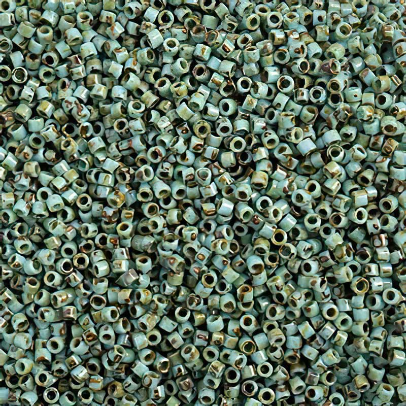 Delica Beads 11/0 - db2264b - Seafoam Green Picasso 50g