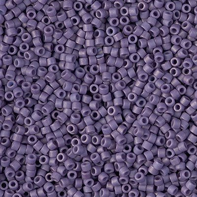 Delica Beads 11/0 - db2293b - Frosted Glazed Purple Matte 50g