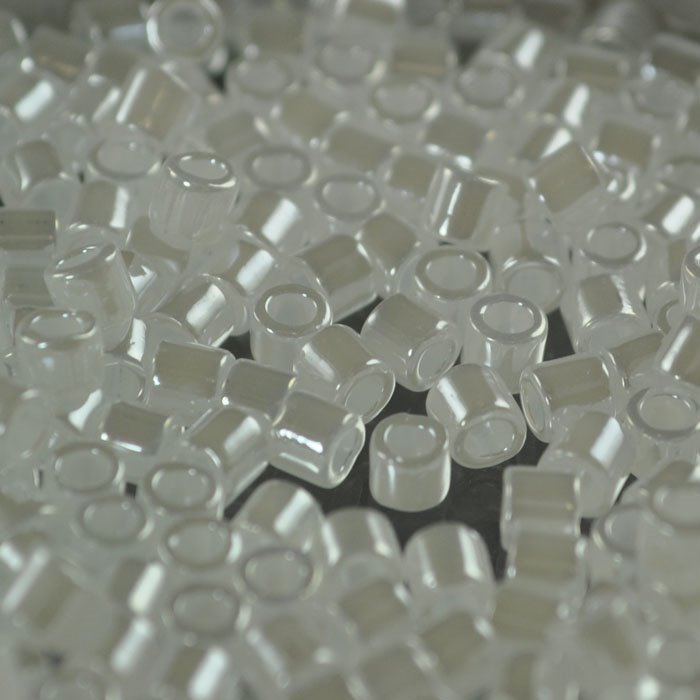 Delica Beads 8/0 - dbl0231b - White Ceylon Lustre 50g