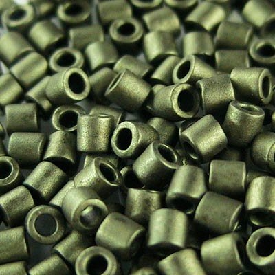 Delica 8/0 Beads - dbl0311 - Metallic Dark Olive Matte 5g