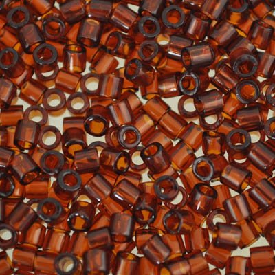 Delica 8/0 Beads - dbl0709 - Transparent Dark Topaz 10g
