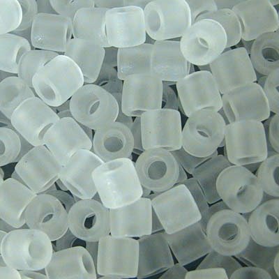 Delica 8/0 Beads - dbl0741 - Matte Transparent Crystal 10g