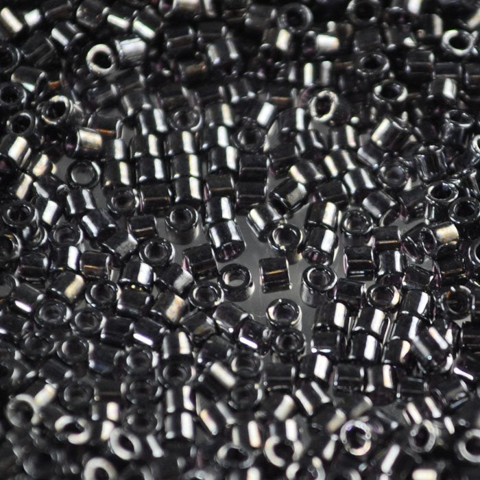 Delica 10/0 Beads - dbm0001 - Gunmetal 5.2g