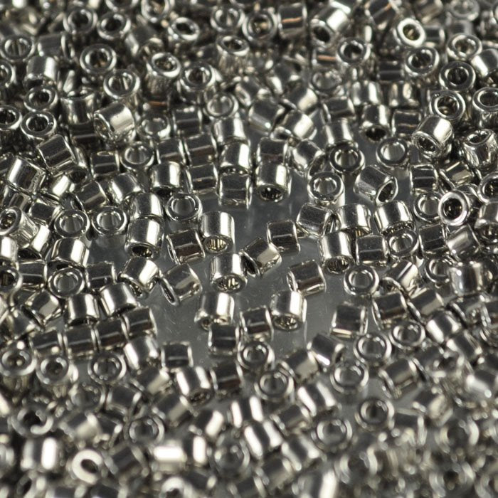 Delica 10/0 Beads - dbm0038 - Palladium Plated 2.5g