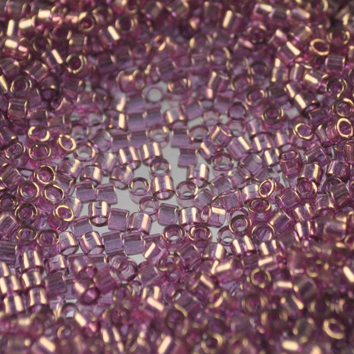 Delica 10/0 Beads - dbm0108 - Amethyst Gold Luster 5.2g