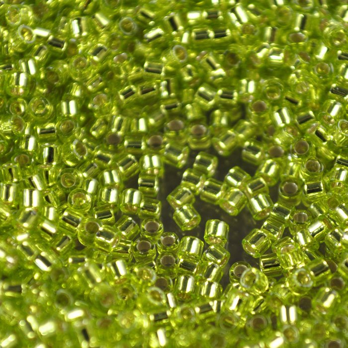 Delica 10/0 Beads - dbm0147 - Silver lined Chartreuse 7.2g