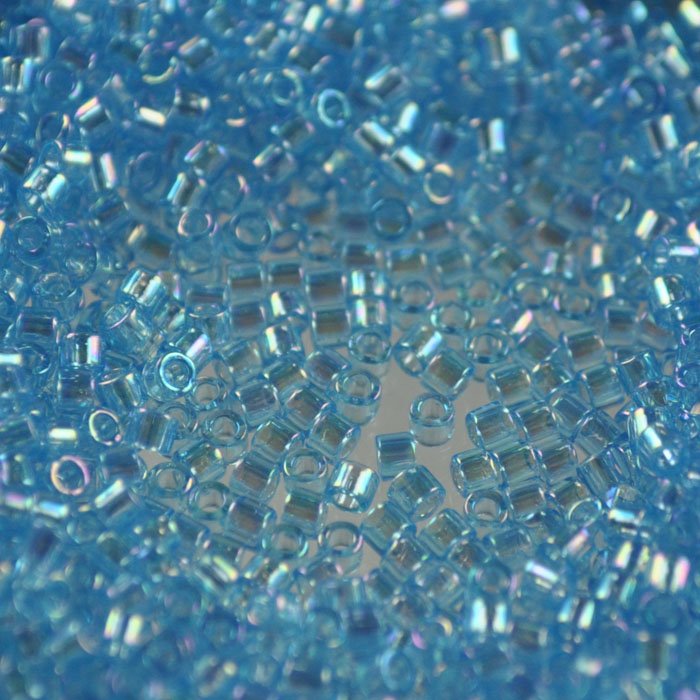 Delica Beads 10/0 - dbm0176b - Transparent Aqua AB 50g