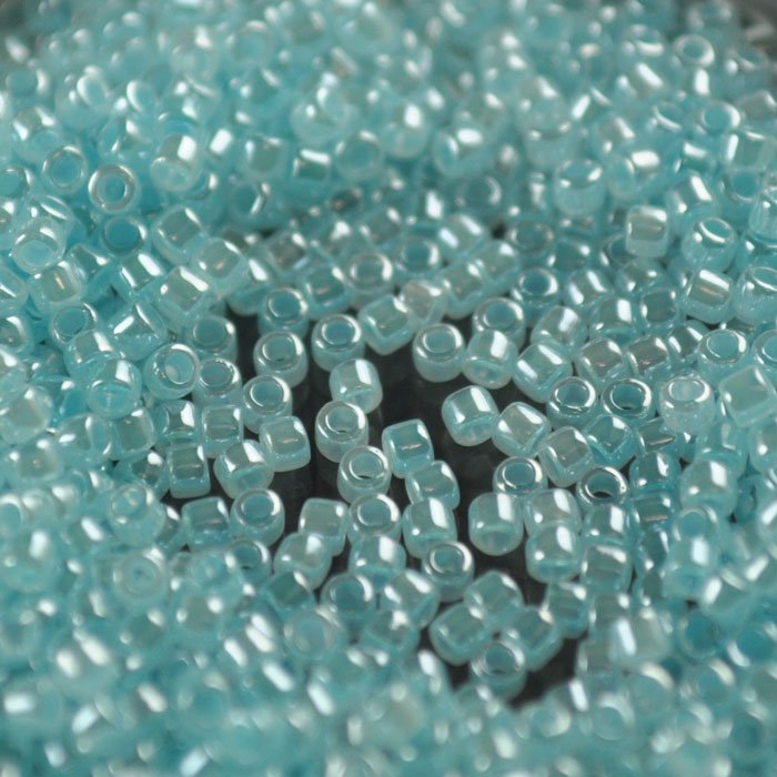 Delica 10/0 Beads - dbm0239 - Light Aqua Ceylon 7.2g