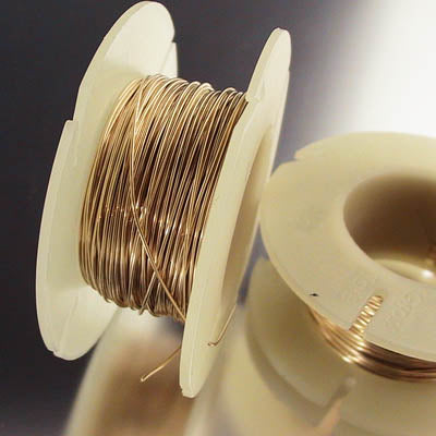 Gold-filled Wire - 24ga Round Wire - Half Hard (Inch)