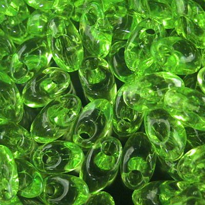Miyuki - 4x7mm Long Magatamas - Transparent Chartreuse (tube)