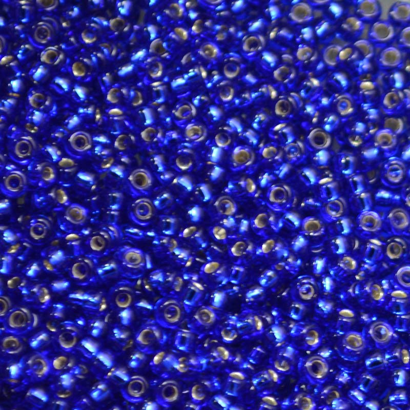 Miyuki Seed Beads - 11/0 - Silver Lined Cobalt -mb11-0020b250- 250g
