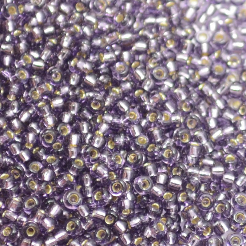 Miyuki Seed Beads 11/0 - mb11-0024 - Silver Lined Amethyst 10g