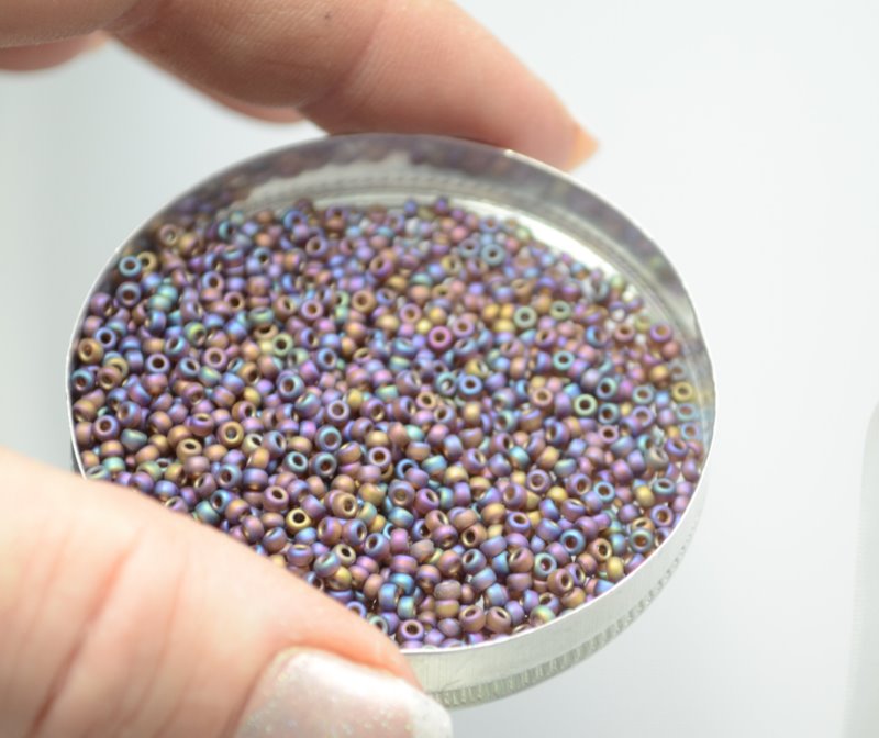 Miyuki Seed Beads 11/0 - mb11-0135FR - Matte Transparent Root Beer AB 22g